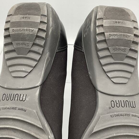 Munro Women’s Traveler Slip-on Walking Sneaker Black Size 9M - Picture 9 of 10